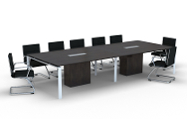 Modern Conference Table, size 144 by 42 for 12 users.