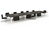 Modern Conference Table, size 167 by 42 for 16 users.